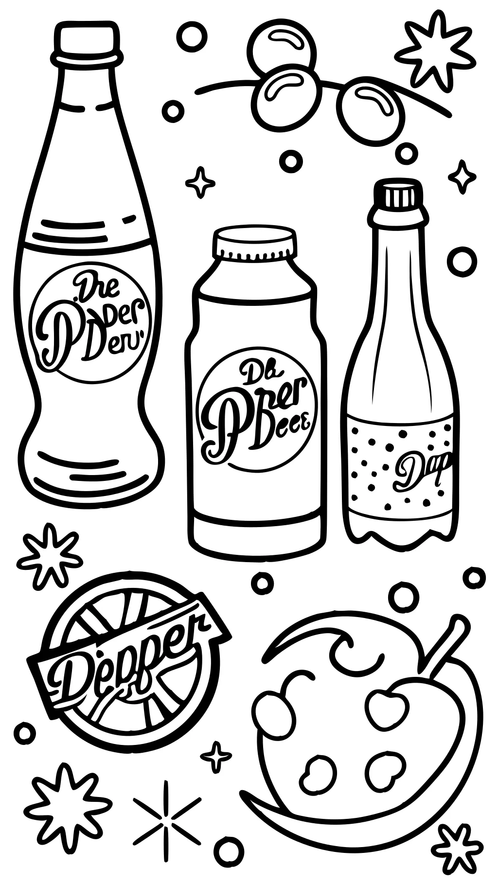 Dr Pepper Coloring Pages